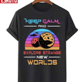Science Fiction Day Space Keep Calm Stars T-Shirt