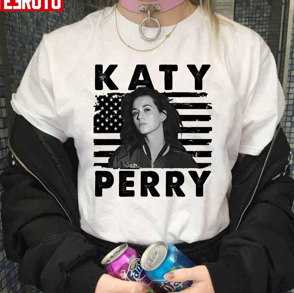 Retro American Flag Katy Perry Music Unisex Sweatshirt