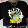 Mystery Machine Scary Ghosts Front View Scooby Doo Unisex T-Shirt