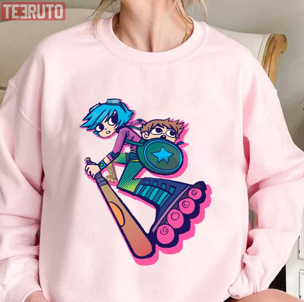 Scott Pilgrim Ramona Flowers Scott Pilgrim Vs The World Unisex Sweatshirt