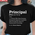 Principal Definition Humor See Wizard Magician Unisex T-Shirt