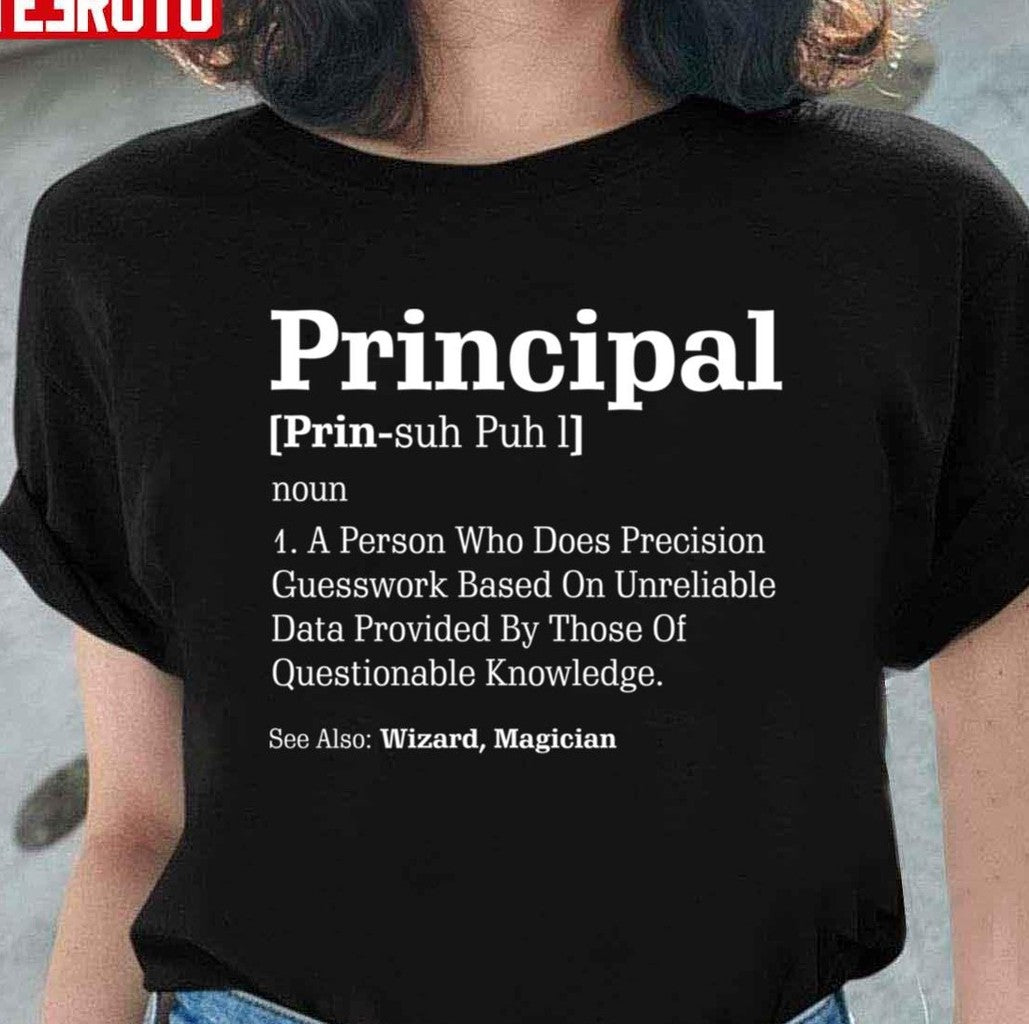 Principal Definition Humor See Wizard Magician Unisex T-Shirt