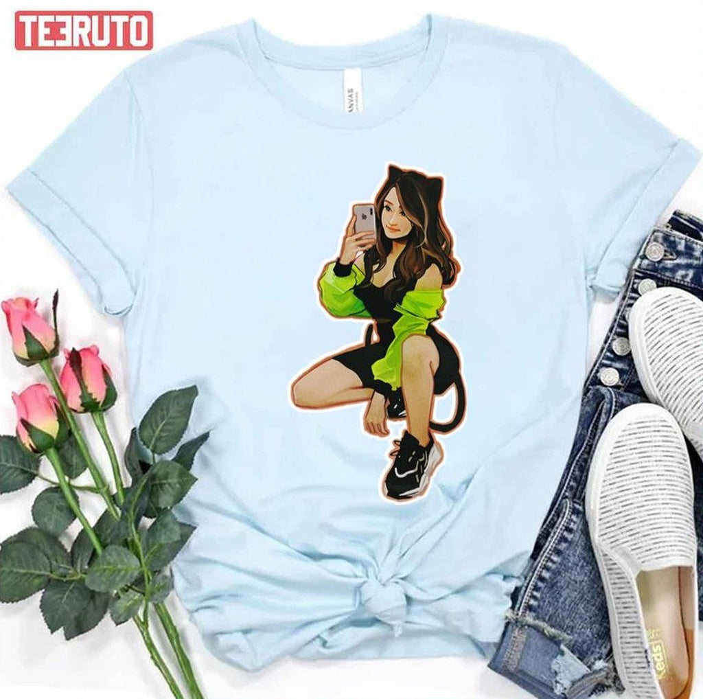 Pokimane In The Cat Suit Youtuber Unisex T-Shirt