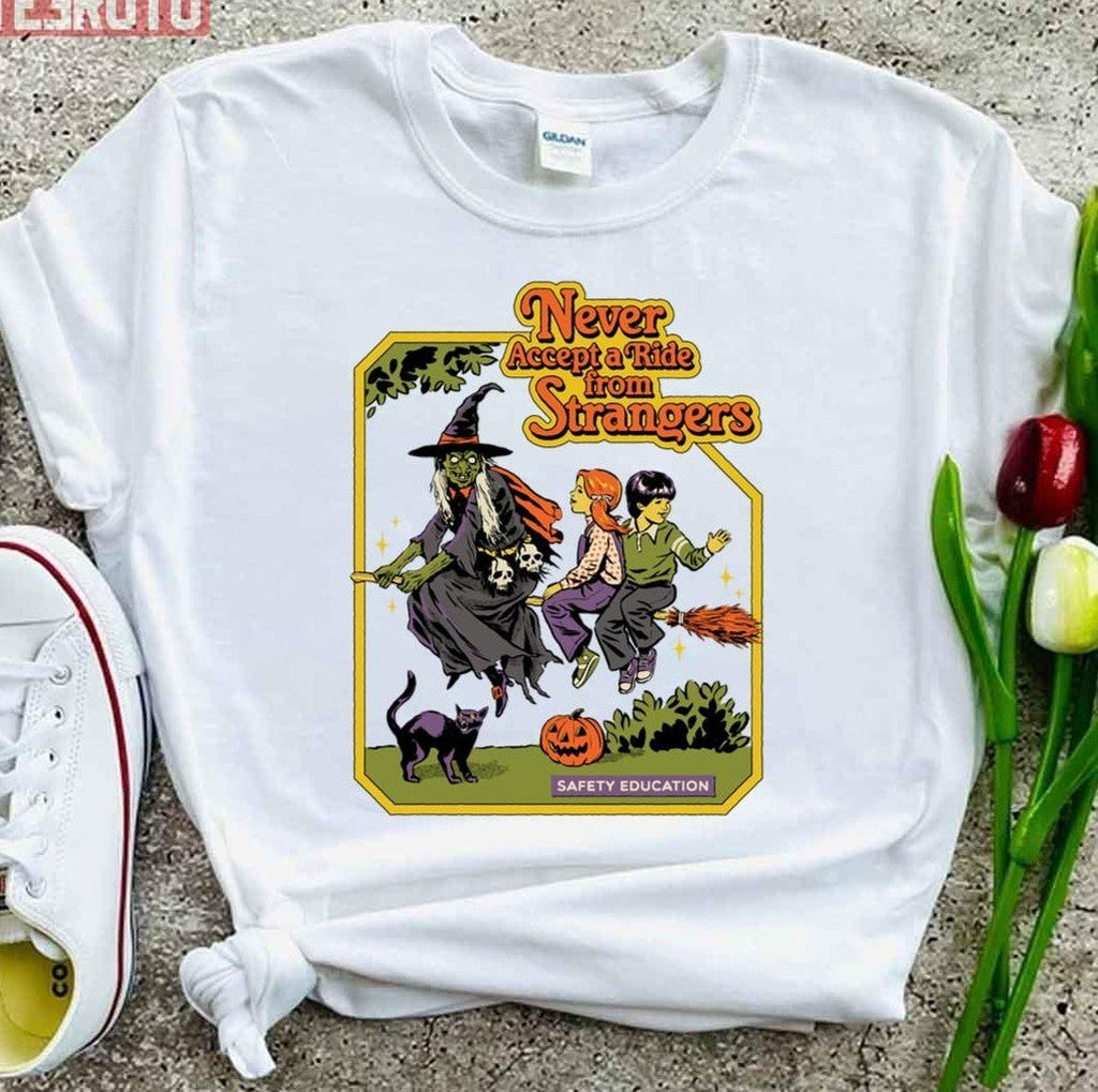 Never Accept A Ride Halloween Unisex T-Shirt