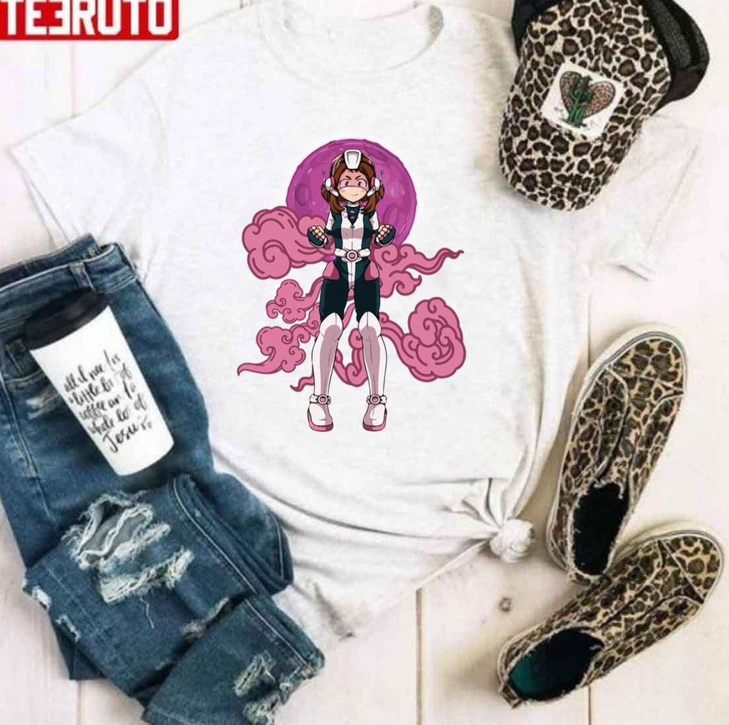 Pink Cloud Uraraka Ochako Uravity Boku No Hero Academia Unisex Hoodie