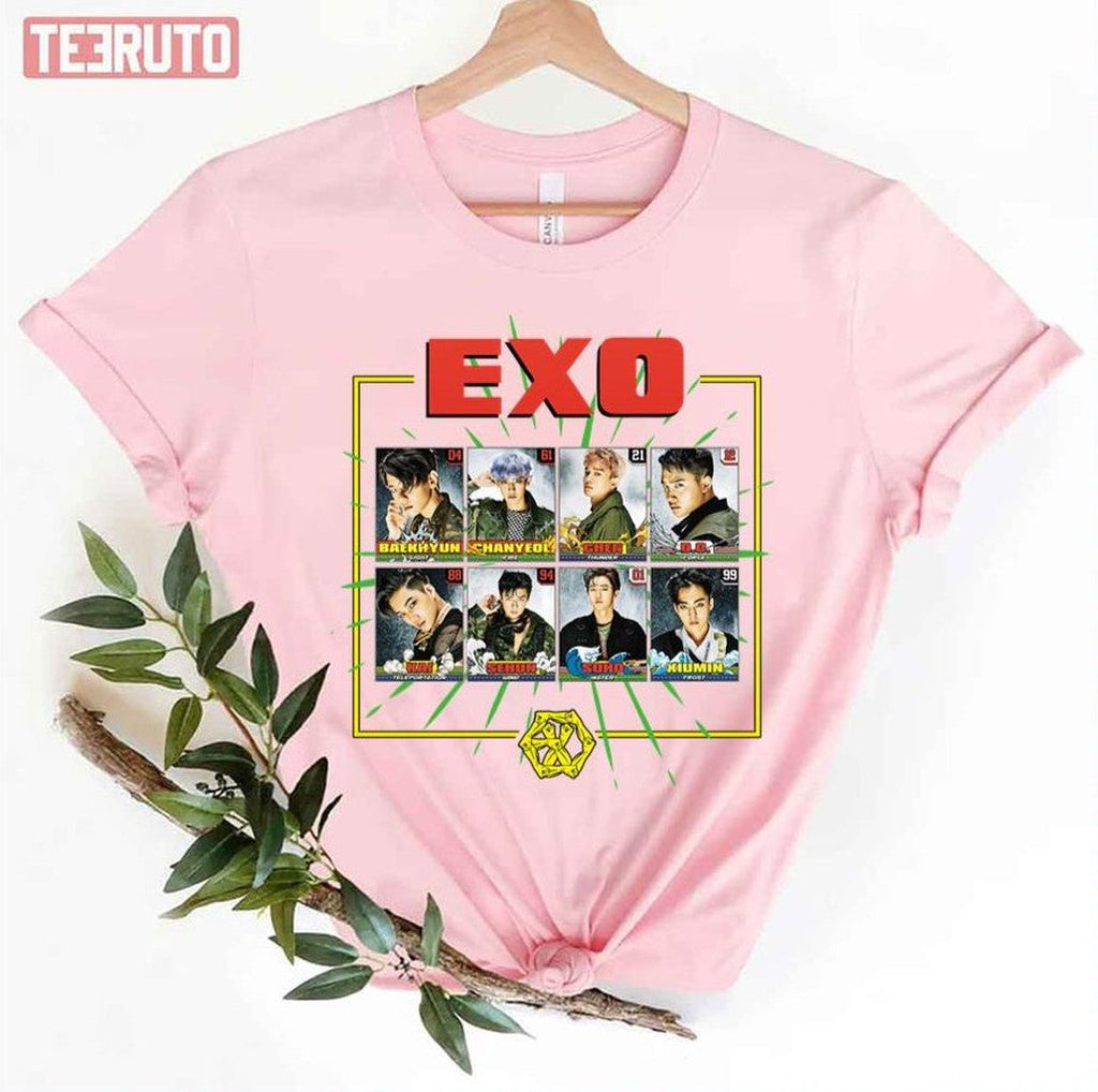 Power New Design Kpop Band Exo Unisex T-Shirt