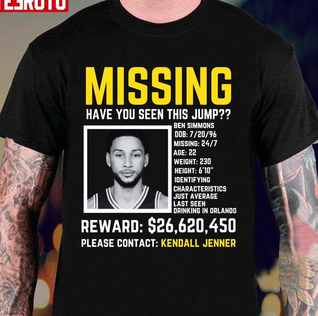 Ben Simmons Missing Jump Contact Kendall Jenner Unisex T-Shirt