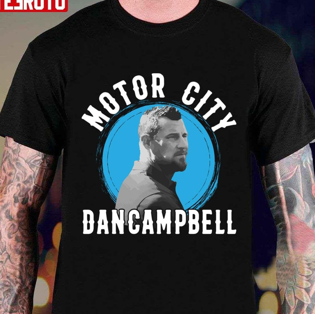 Motor City Dan Campbell The Hero Unisex T-Shirt