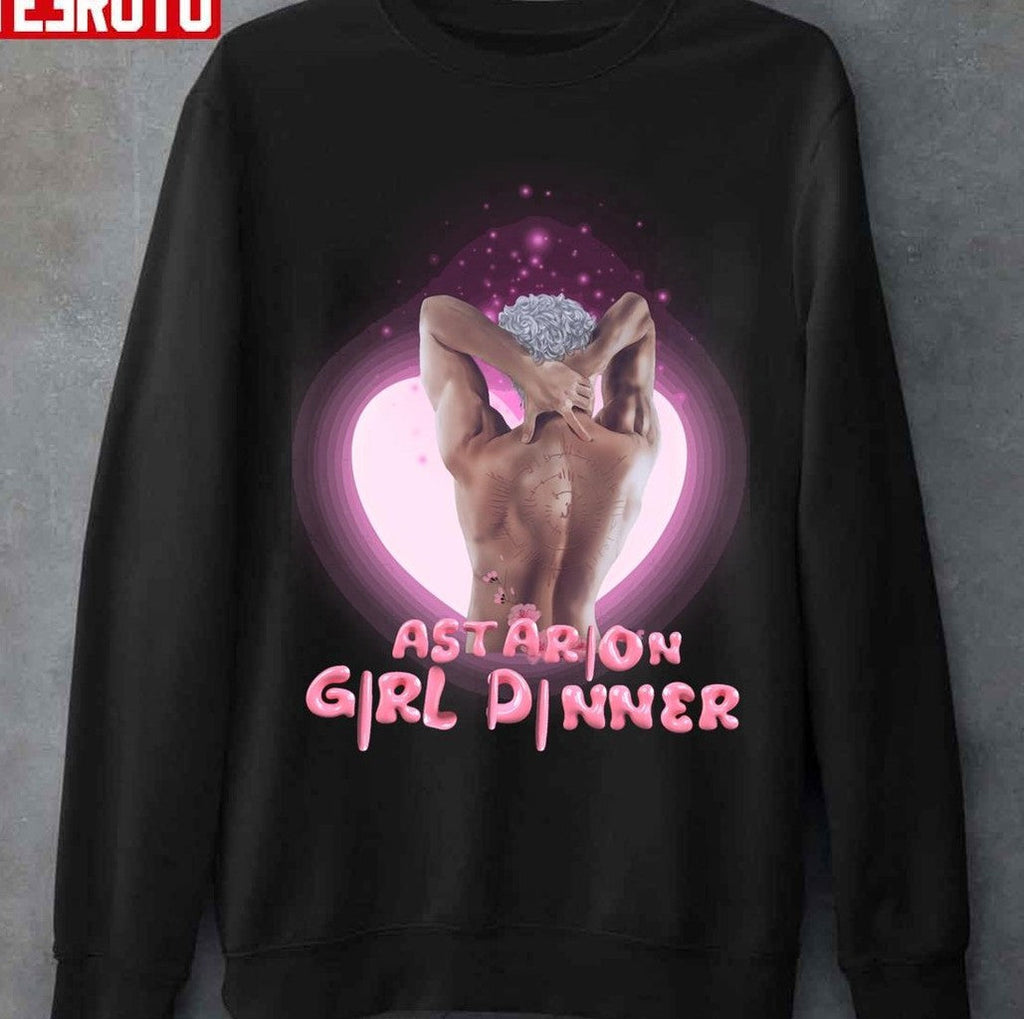 Baldur's Gate Game Astarion Girl Dinner Unisex T-Shirt