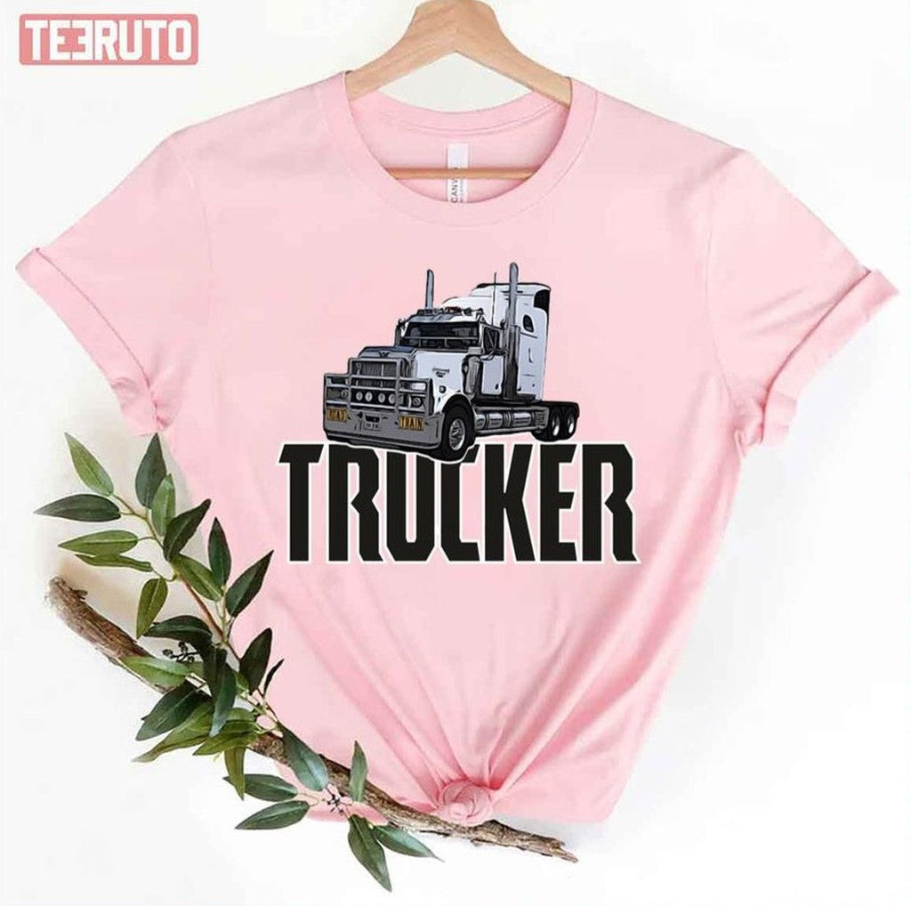 Australian Road Train Trucks Lorry Aussy Trucker Driver In The Outback Unisex T-Shirt