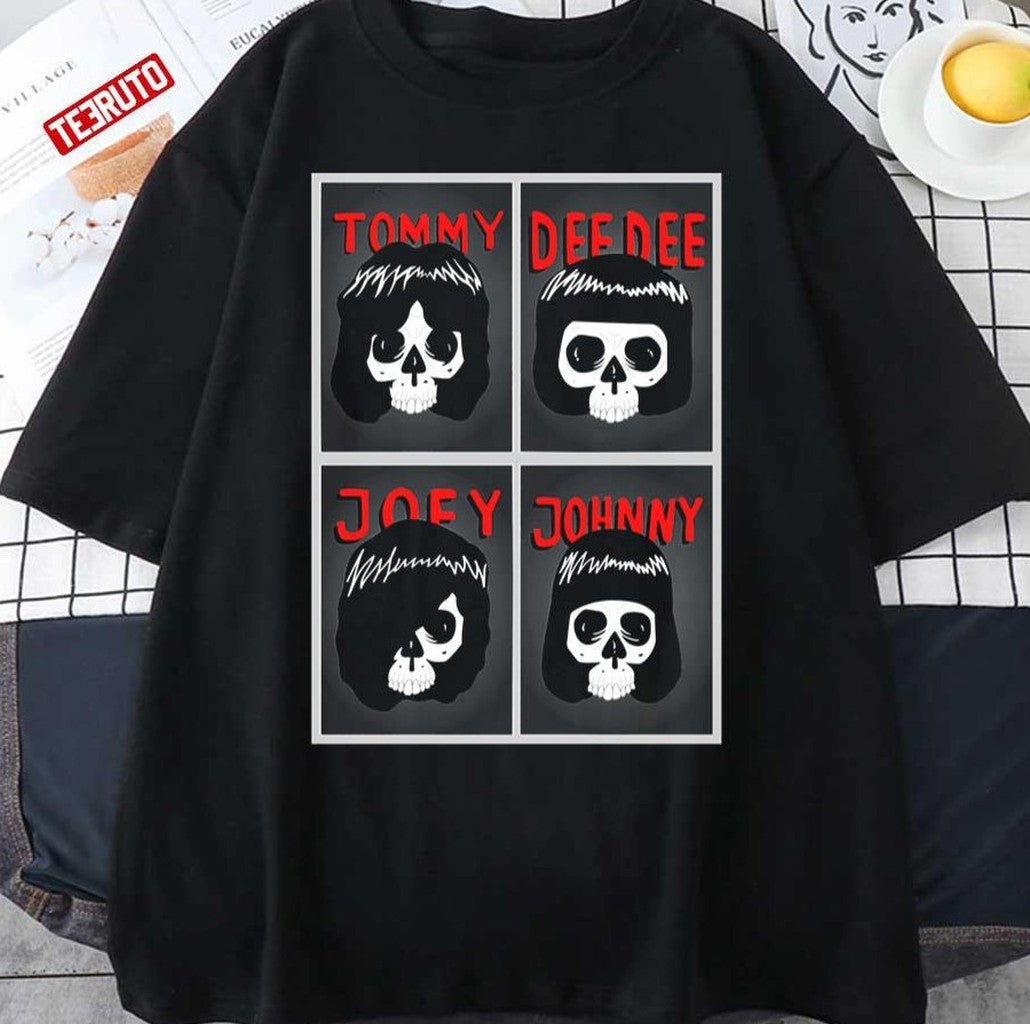 Punk Rock Kids The Cartoon Ramones Unisex T-Shirt