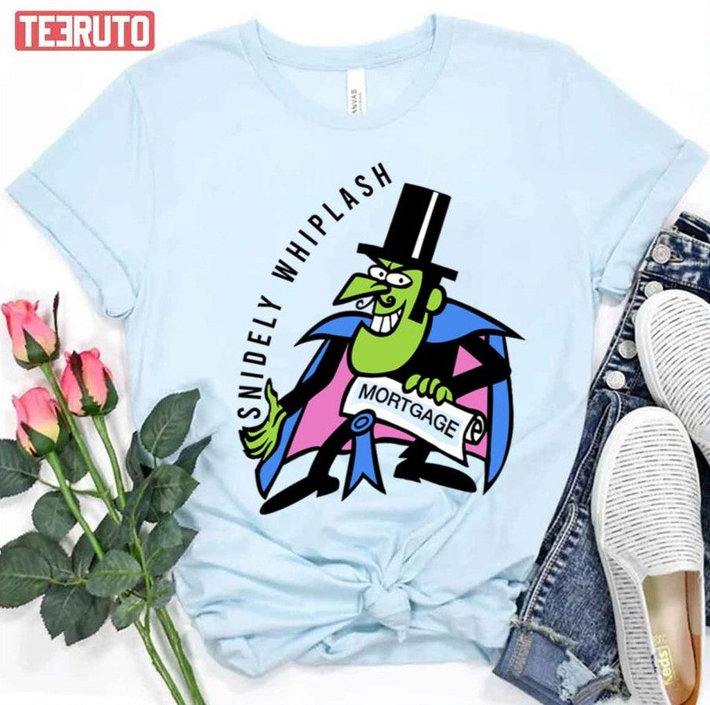 60s Snidely Whiplash Mortgage Rocky Bullwinkle Cartoon Unisex T-Shirt