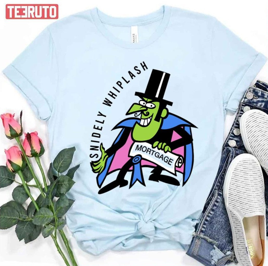 60s Snidely Whiplash Mortgage Rocky Bullwinkle Cartoon Unisex T-Shirt