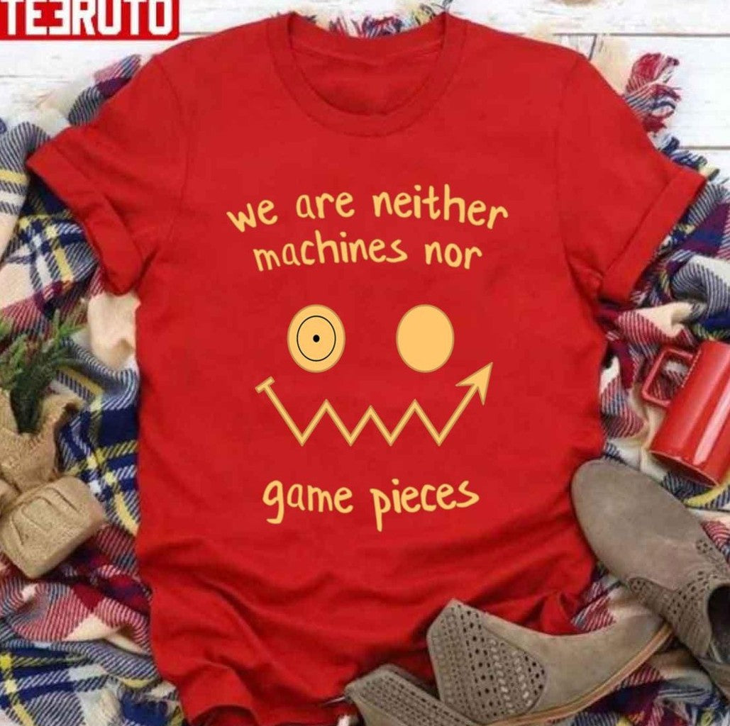 Neither Machines Nor Game Pieces Tengoku Daimakyou Unisex T-Shirt