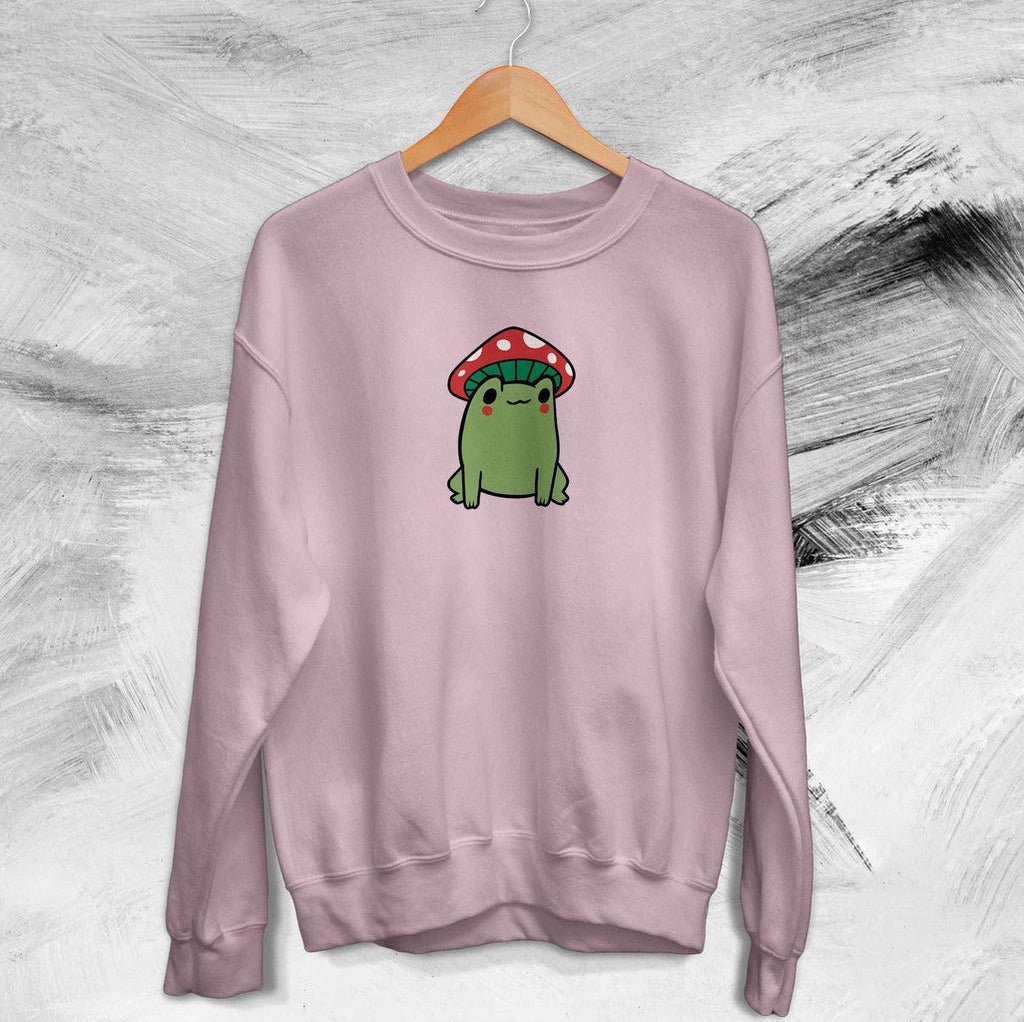 Mushroom Frog Cute Magic Mushroom Animal Lovers Crew Unisex T-Shirt