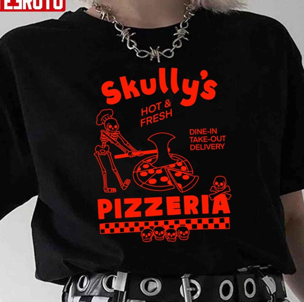 Skully's Pizzeria Halloween Unisex T-Shirt