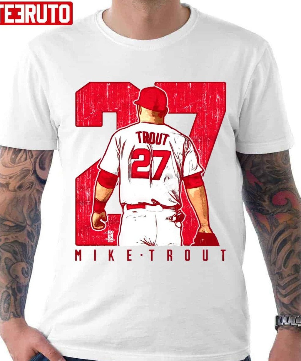 Baseball Center Fielder Mike Trout 27 Unisex T-Shirt