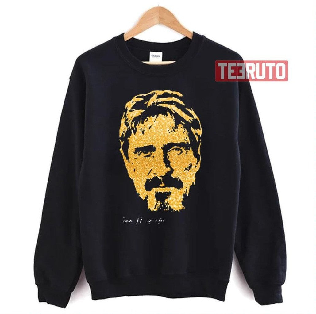 Portrait The Legend John Mcafee Unisex T-Shirt