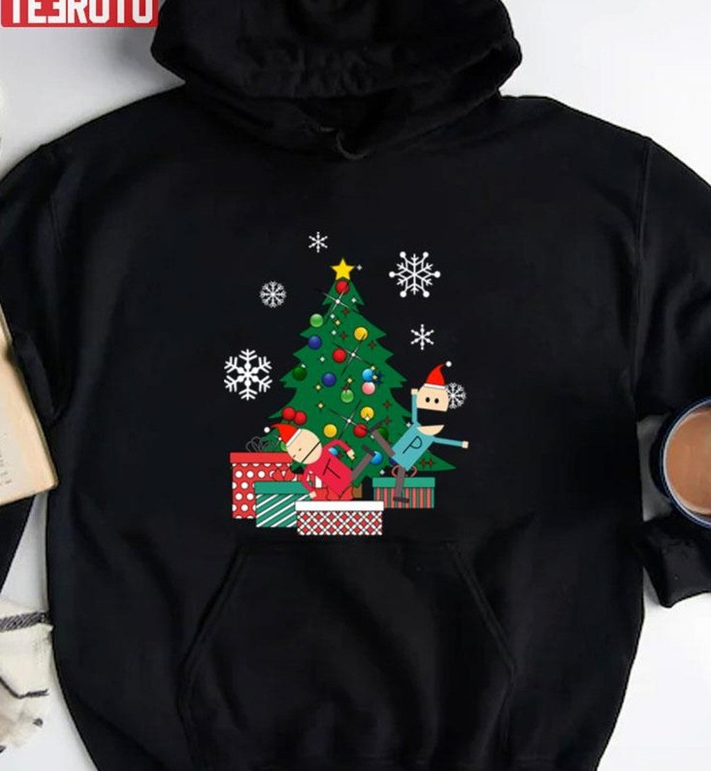 Terrance And Phillip Around The Christmas Tree South Park Unisex Sweatshirt