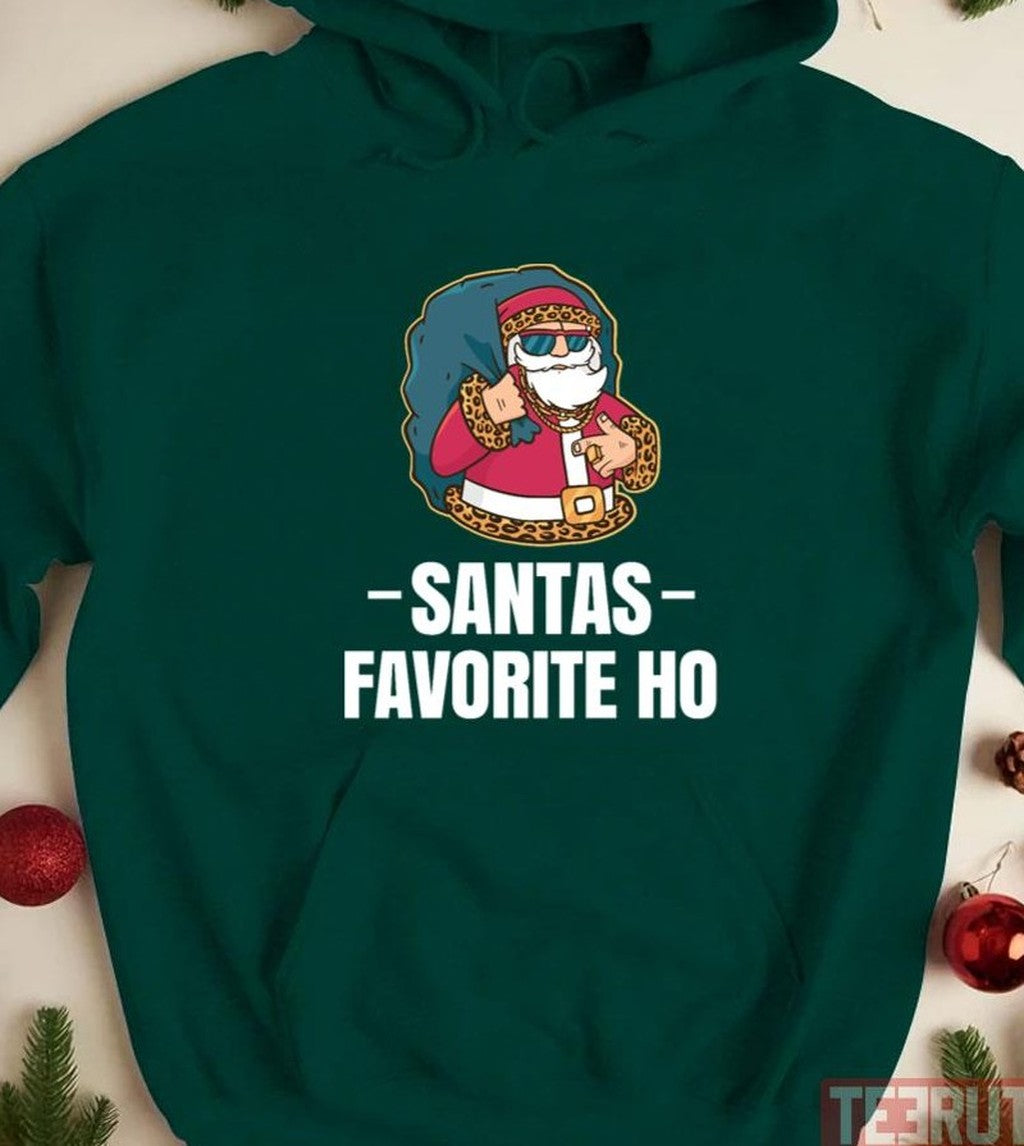 Santa's Favorite Ho Rude Christmas Xmas Unisex Sweatshirt