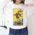 Rider Waite The Fool Tarot Card Unisex Sweatshirt