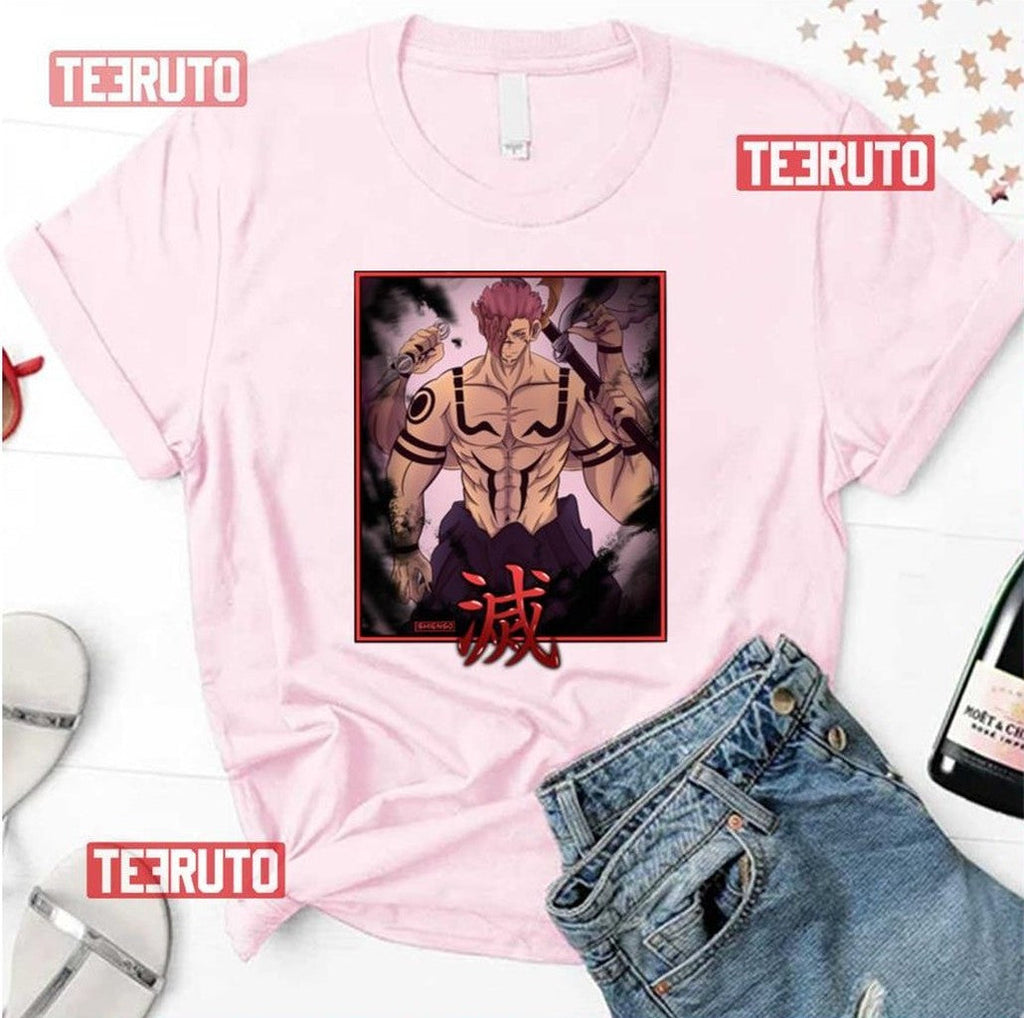 Anime From Jujutsu Kaisen Ryomen Sukuna Unisex T-Shirt