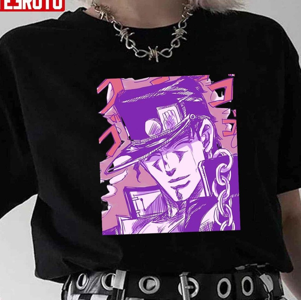 Smiling Jotaro Kujo JoJo's Bizarre Adventure Unisex T-shirt