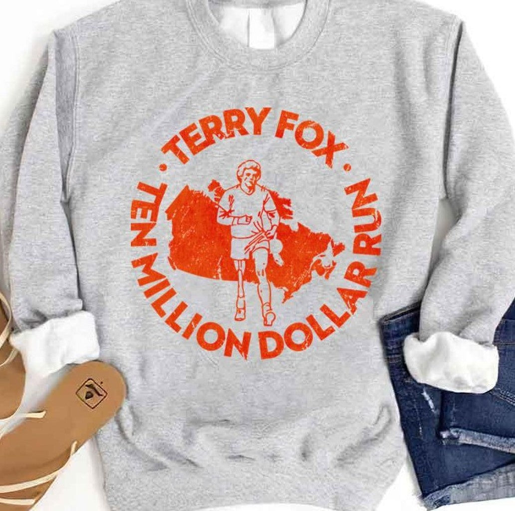 Ten Million Dollar Run Terry Fox Unisex Sweatshirt