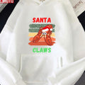 Santa Claws Vintage Unisex Hoodie