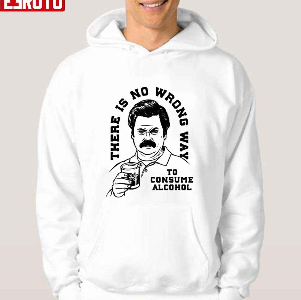 Ron Swanson Alcohol Parks And Recreation Unisex T-Shirt