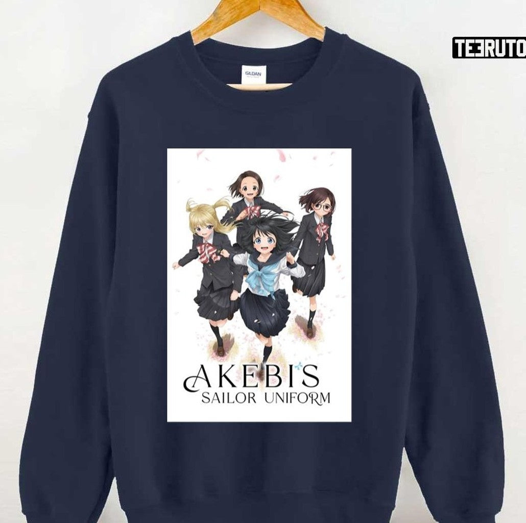 Roubai Private Academy Girls Akebi's Sailor Uniform Unisex Sweatshirt