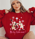Merry Fetch-mas Sweatshirt, Merry Christmas Sweatshirt, Girls Merry Christmas Sweatshirt, Christmas Girls Sweatshirt, Cute Christmas Sweater