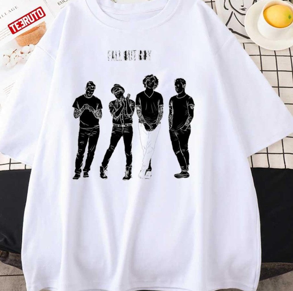 Black And White Design Fall Out Boy Unisex Sweatshirt