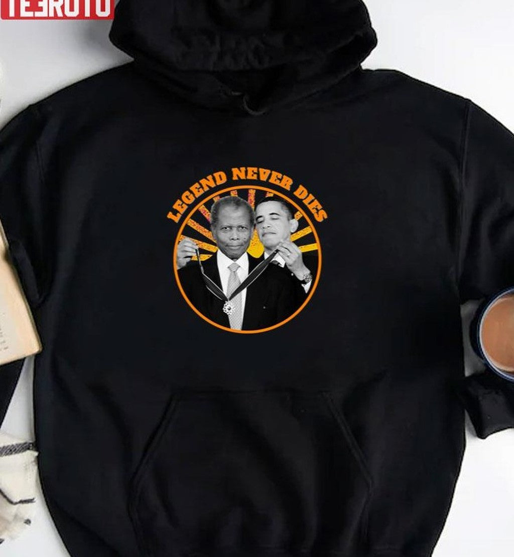 Sidney Poitier Legend Never Die Unisex T-Shirt