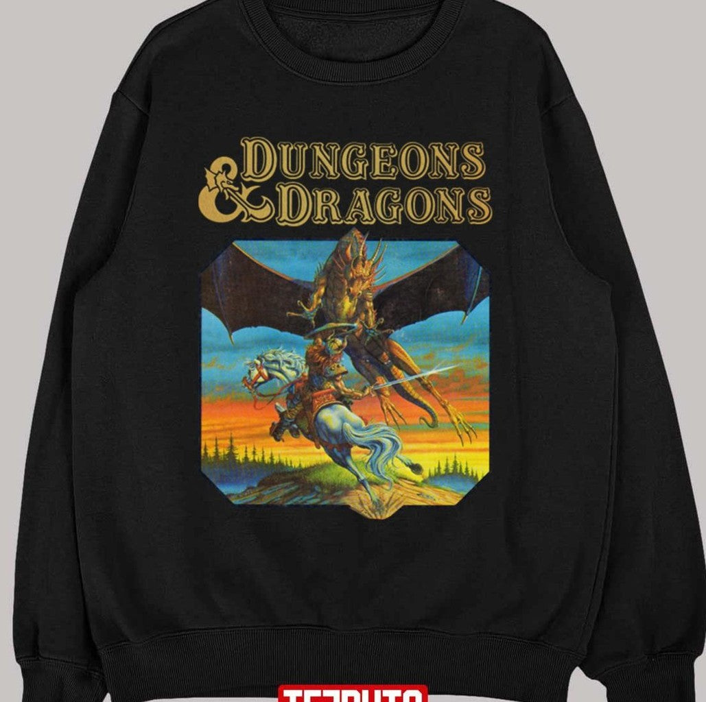 Retro Dungeons Cartoon Xmas Gift For Lovers Unisex T-shirt