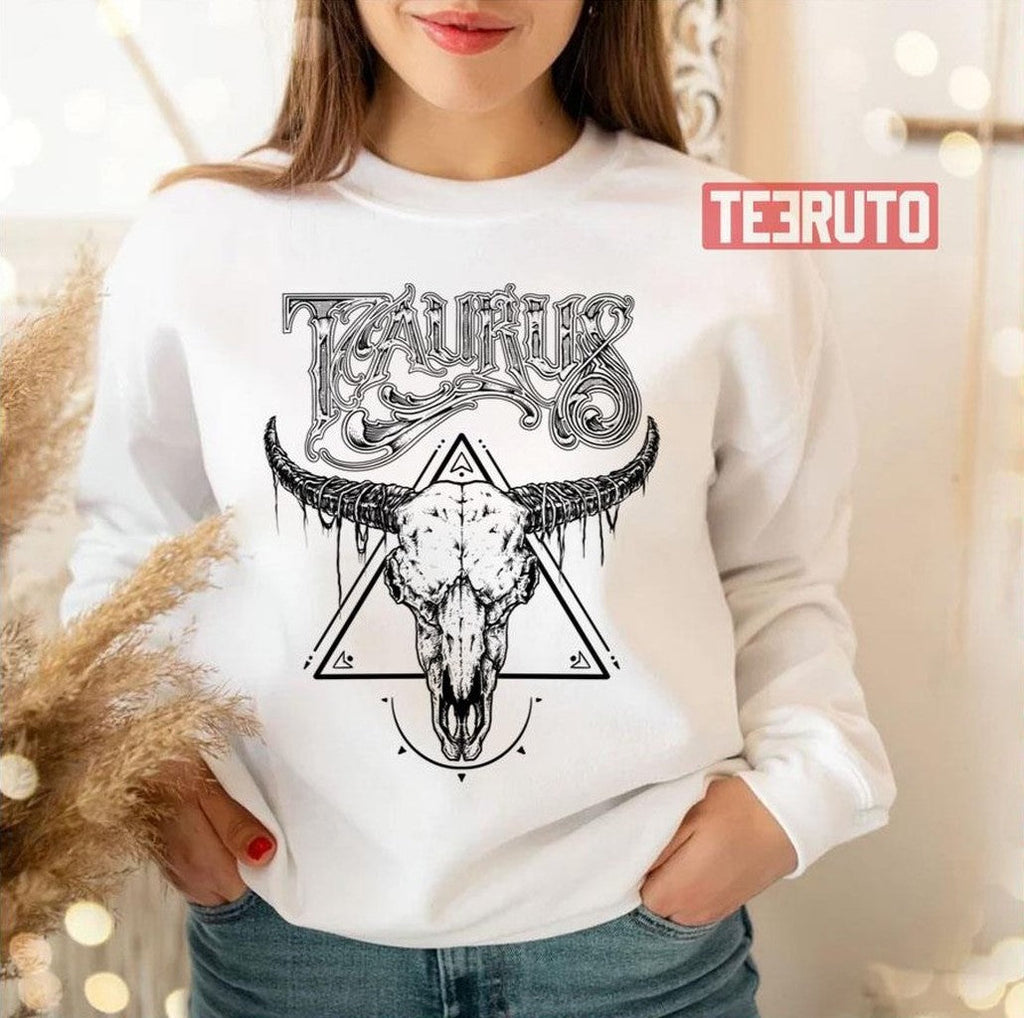Sign Art Avatar Zodiac Sign Taurus Unisex Sweatshirt