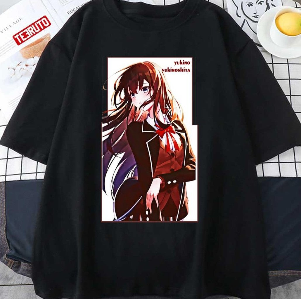 The Deuteragonist Of Yahari Ore No Seishun Love Come Wa Machigatteiru Yukino Yukinoshita Unisex T-Shirt