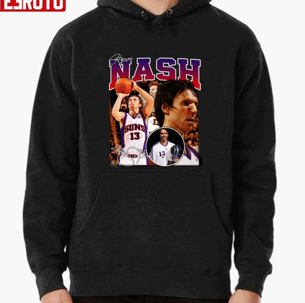 Basketball Legend Mvp Steve Nash Phoenix Signature Vintage Retro Unisex T-shirt