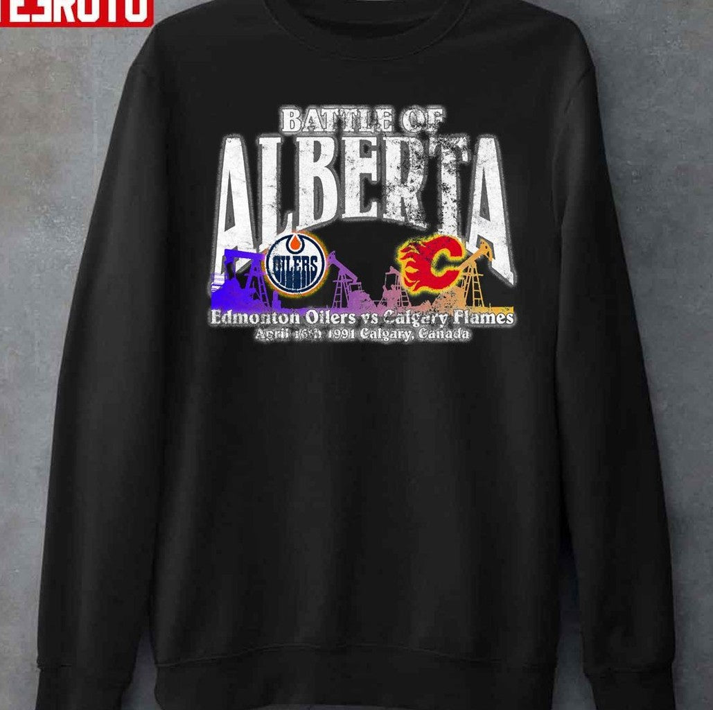 Battle Of Alberta Hockey Unisex T-Shirt