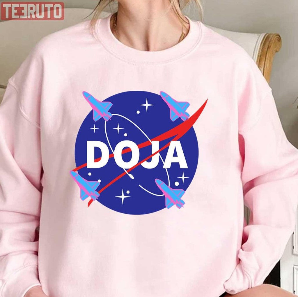 Nasa Logo Style Doja Cat Artwork Unisex T-Shirt