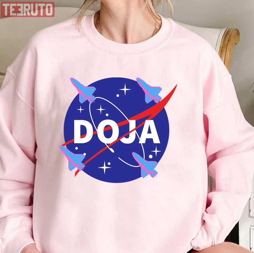 Nasa Logo Style Doja Cat Artwork Unisex T-Shirt