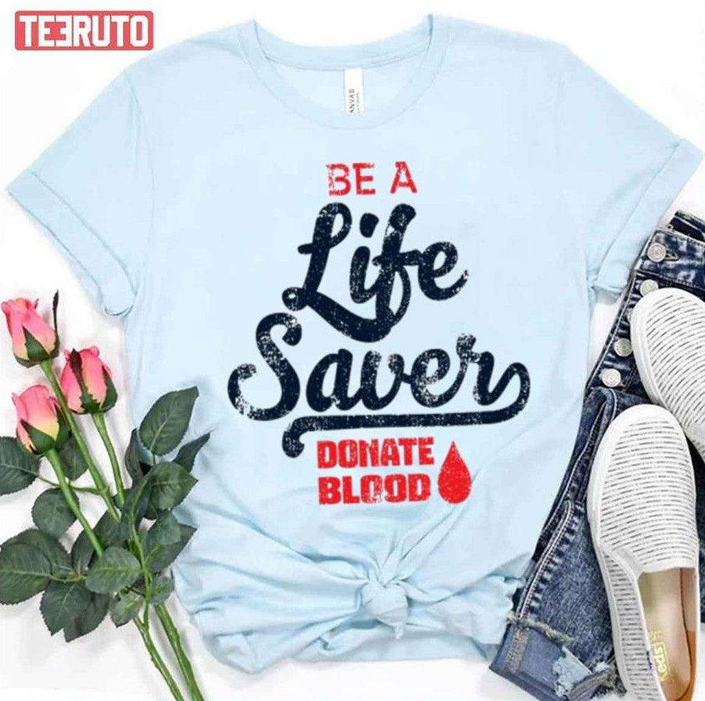 Be Cool Give Blood Donate Unisex T-Shirt