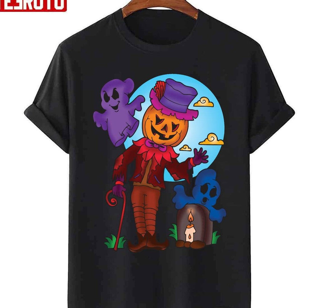 Team Halloween Dracula Pumpkin Boo Ghosts Art Unisex Sweatshirt