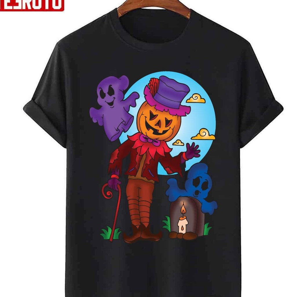 Team Halloween Dracula Pumpkin Boo Ghosts Art Unisex Sweatshirt