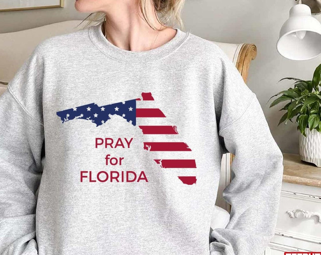 Pray For Florida Hurricane Unisex Sweatshirt