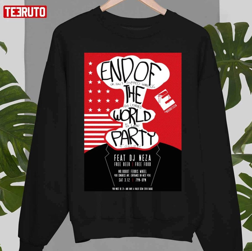 Mr Robot End Of The World Party Unisex T-Shirt