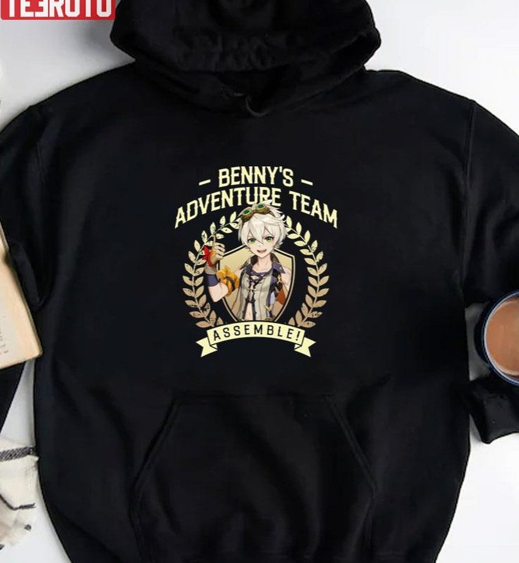 Bennyadventure Team Crest Genshin Impact Unisex T-Shirt