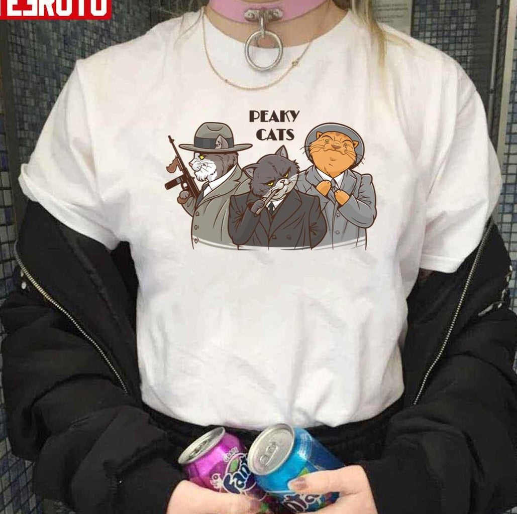 Peaky Cats Unisex T-Shirt