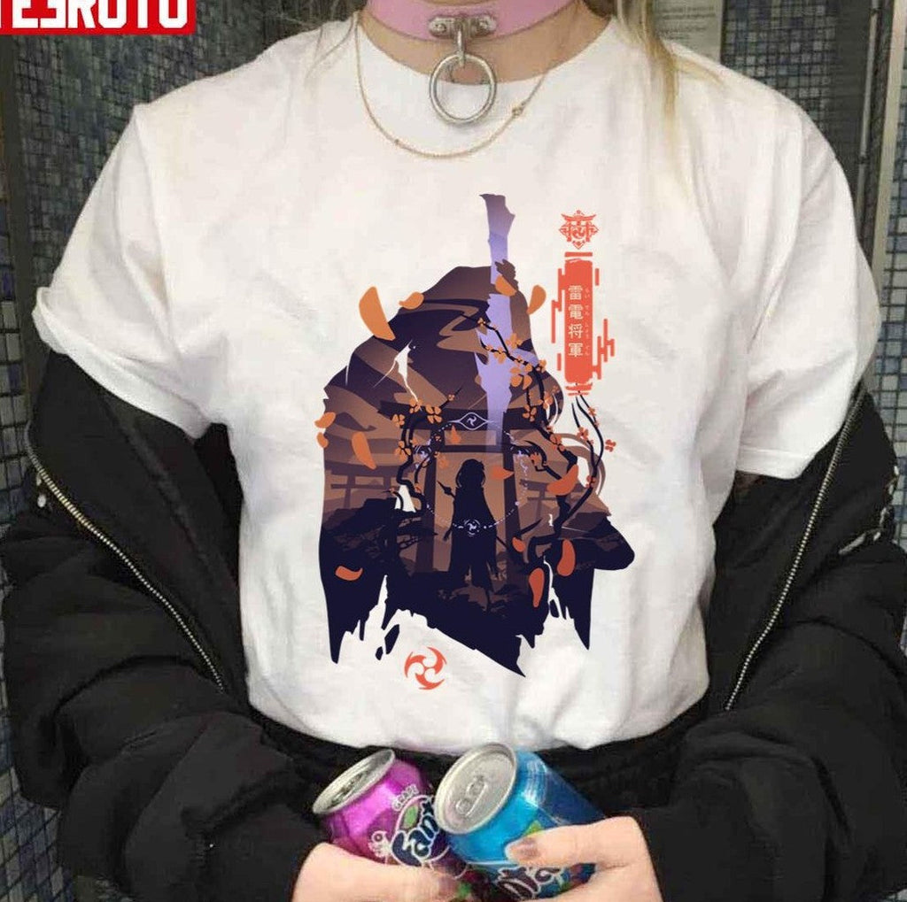 Raiden Shogun Genshin Impact Art Unisex T-Shirt