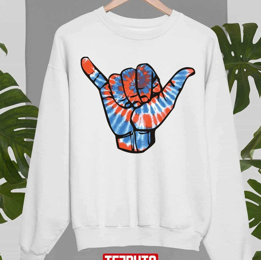 Orange And Blue Tie Dye Boise State Broncos Unisex Sweatshirt